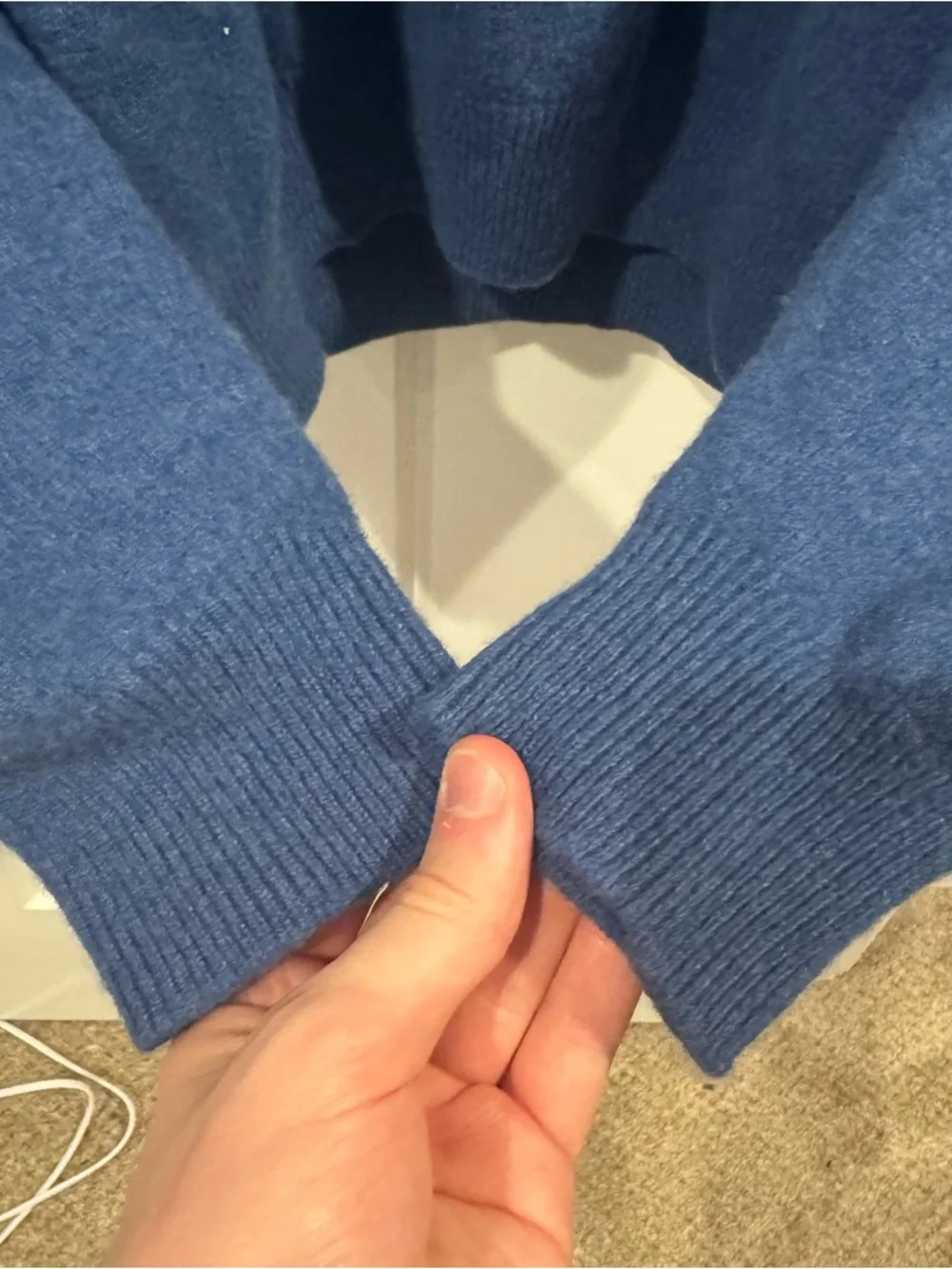 Polo Ralph Lauren Washable Cashmere Mock Neck Sweater Quarter Zip